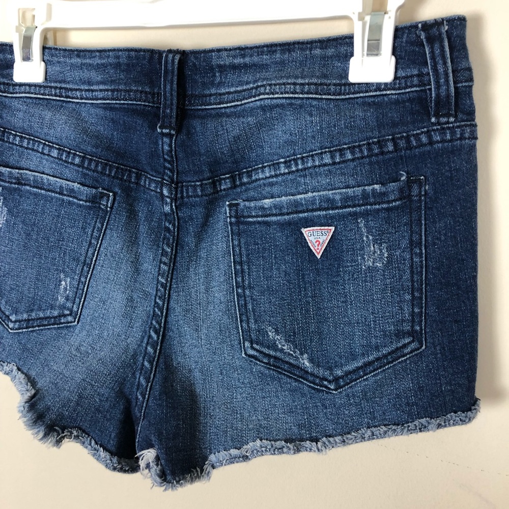 Guess High Waist Button Fly Cutoff Shorts - Picture 5 of 6